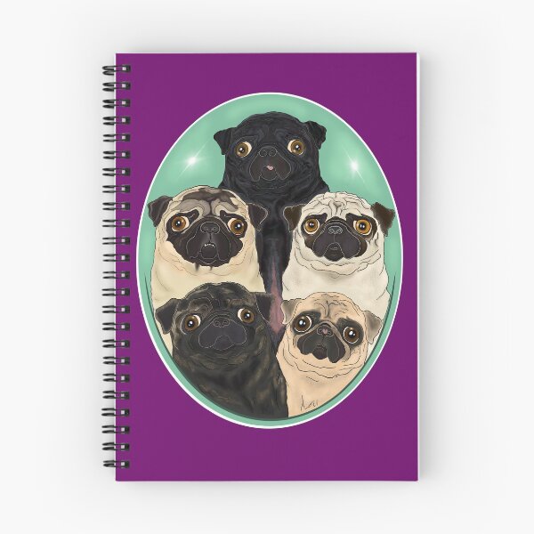 Item preview, Five Pugs by FivePugs designed and sold by FivePugs.