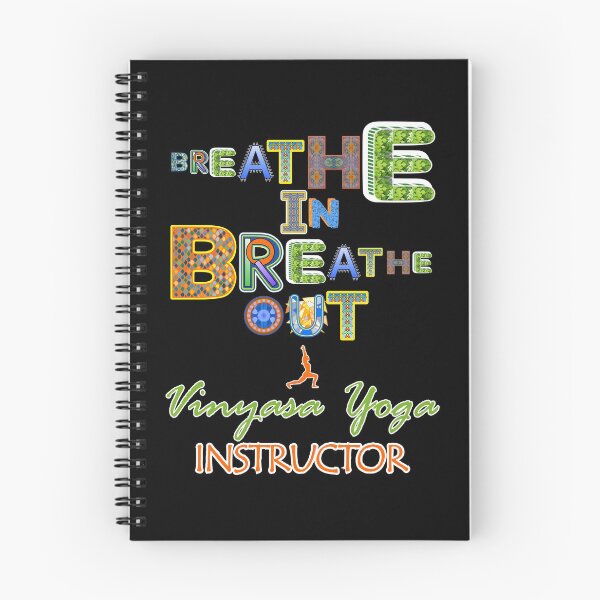 Item preview, Breathe In Out Vinyasa Yoga Instructor designed and sold by artfulnotebook.