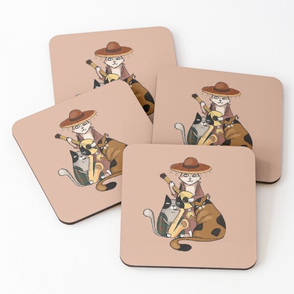 Item preview, Cat Band Playing Banjo Tambourine and Saxophone designed and sold by catsorchestra.