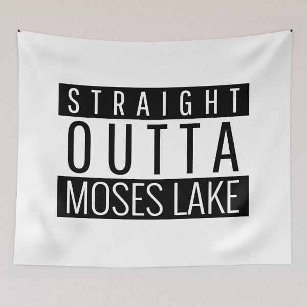 Item preview, Straight Outta Moses Lake Washington  designed and sold by Teelogic.