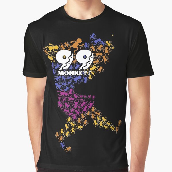 99 monkeys Graphic T-Shirt