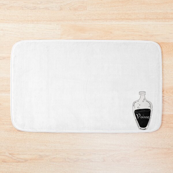 Item preview, Poison Bottle Black and White designed and sold by ravenroe.