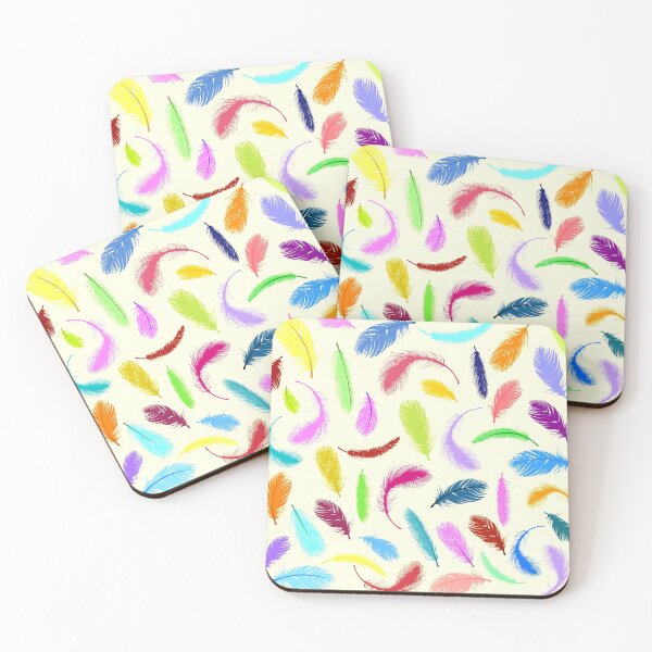 Item preview, Colorful Feather Pattern designed and sold by risingrocket.