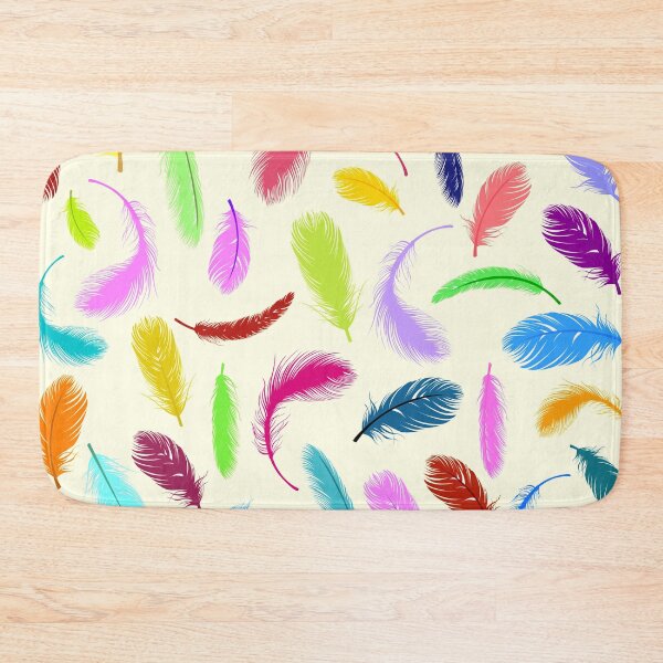 Item preview, Colorful Feather Pattern designed and sold by risingrocket.