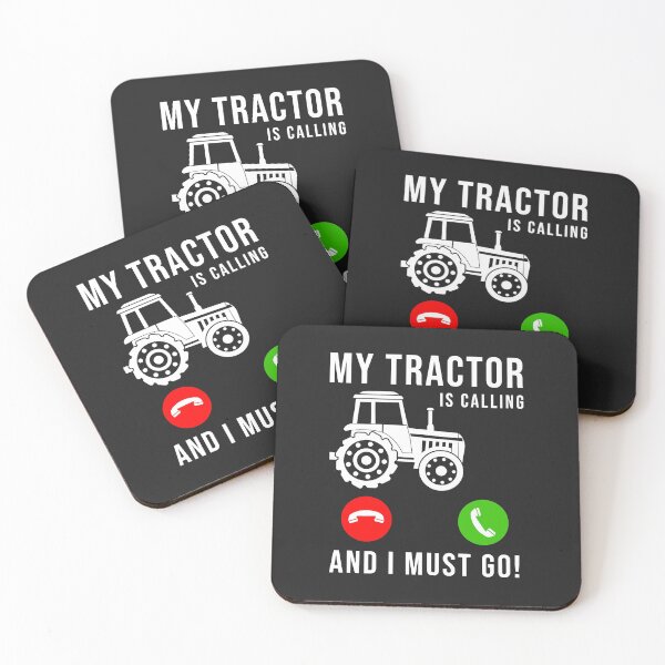 Item preview, My Tractor Is Calling I Must Go - Cool Funny Farmer Farming designed and sold by danitadkq9.