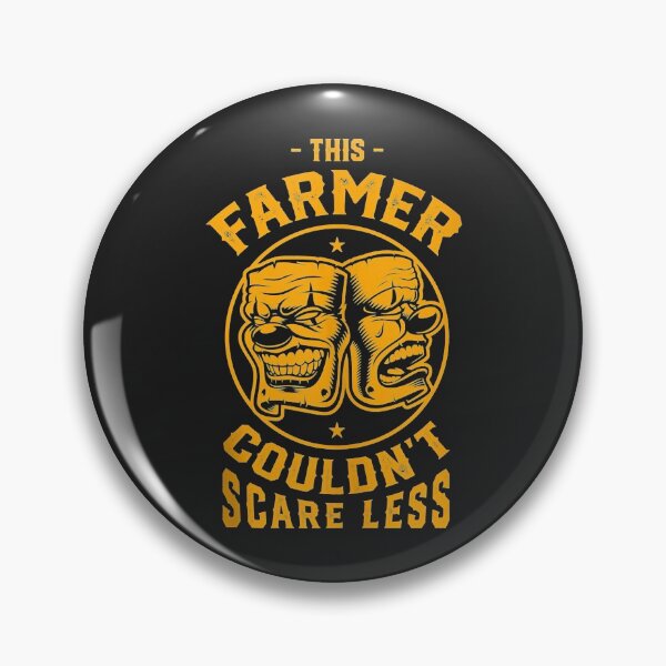 Item preview, This Farmer Couldn't Scare Less Halloween Farming Scary Farm designed and sold by danitadkq9.