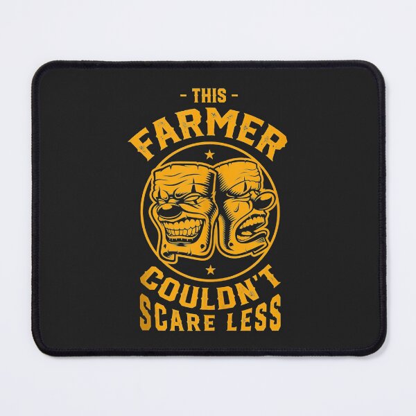 Item preview, This Farmer Couldn't Scare Less Halloween Farming Scary Farm designed and sold by danitadkq9.