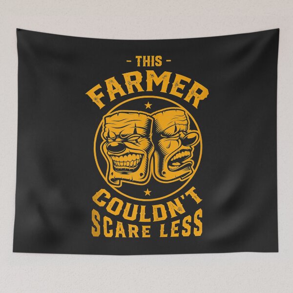 Item preview, This Farmer Couldn't Scare Less Halloween Farming Scary Farm designed and sold by danitadkq9.