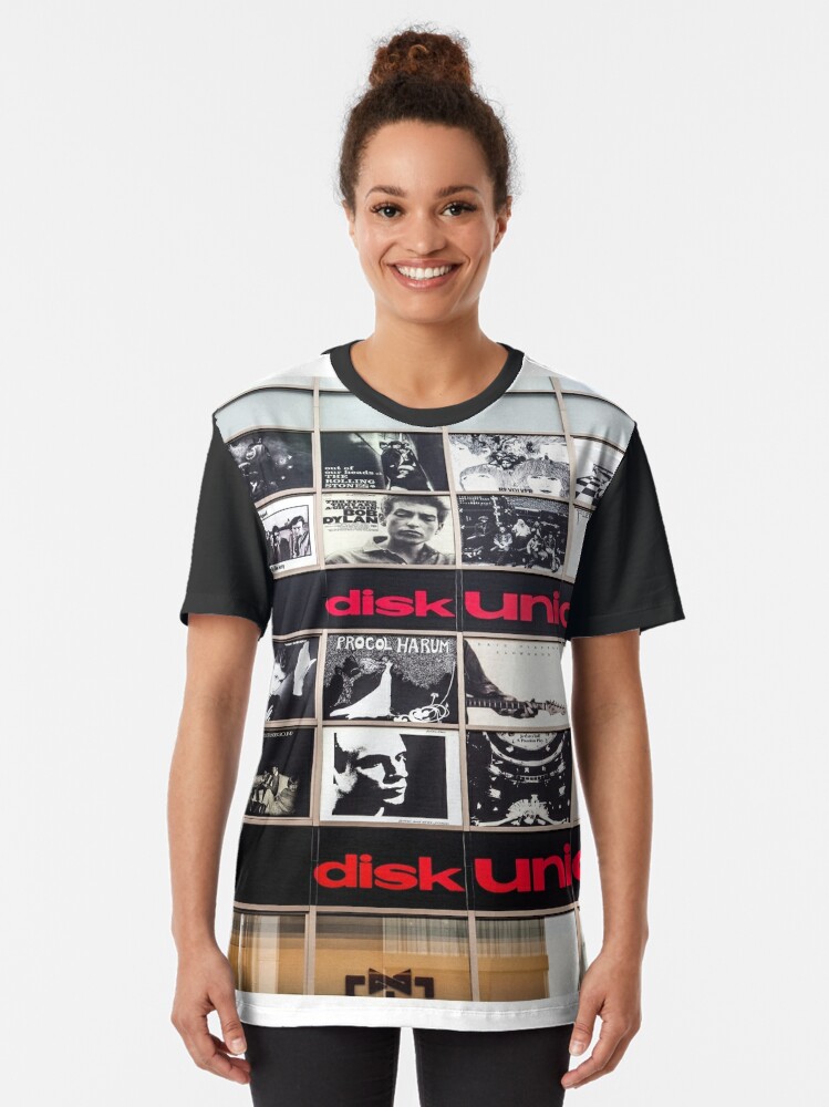 Disk Union records shop, Shinjuku, Tokyo, Japan | Graphic T-Shirt