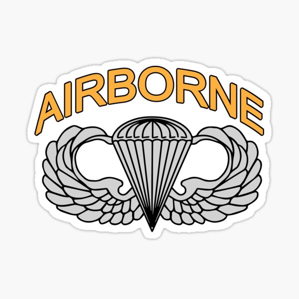 Parachute Wings Badge Airborne Funny Skitongifts Custom Laser Engraved