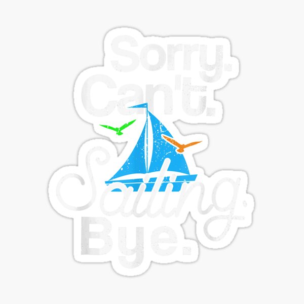 Don't Touch my Boat Sticker Decal Warning Dingy Funny Fishing