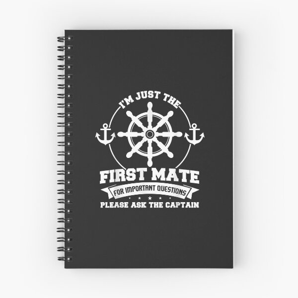Item preview, I'm just the first mate Ask the captain The first mate designed and sold by danitadkq9.
