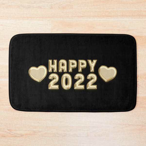 Item preview, Happy New 2022 Year Luxurious Golden Balloons Effect With Hearts designed and sold by Voyshop.