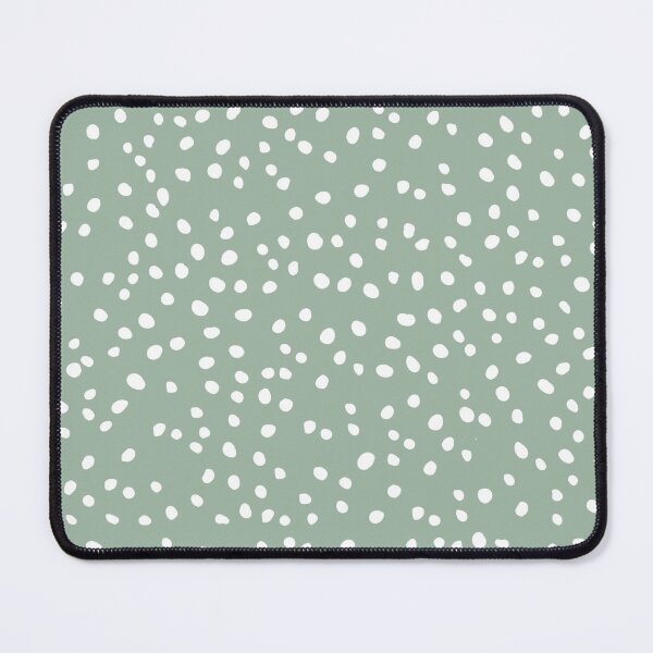 Item preview, Sage Green Aesthetic Dalmation Dots designed and sold by millafrlan.