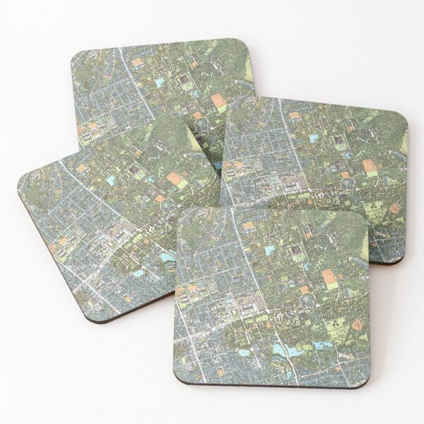 Item preview, Illustrated Map of Nara, Japan designed and sold by Gin  Neko.