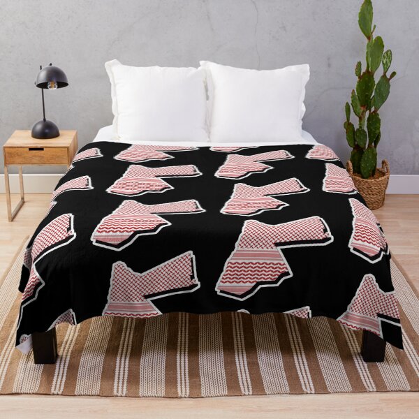 Item preview, Jordanian Shemagh Country Map designed and sold by ArabicMerch.