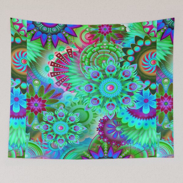 Item preview, Batik Bathik Pattern Bed Sheet or Frock Design 34 designed and sold by PodiShawna.