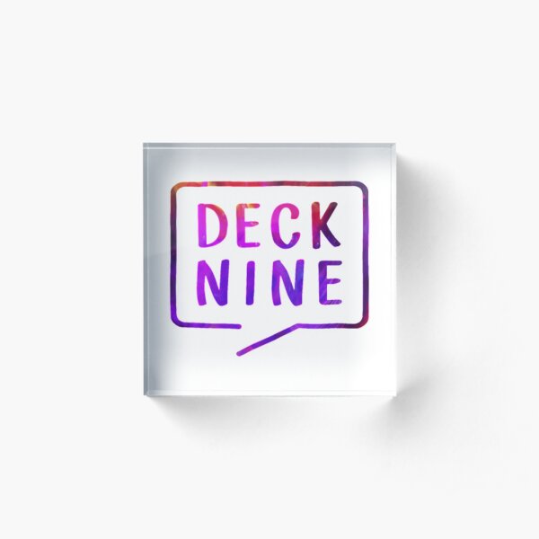 Deck Nine Logo (LiS True Colors) Acrylic Block