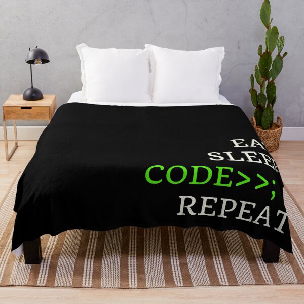 Item preview, Eat Sleep Code Repeat designed and sold by CoffeewithAnh.