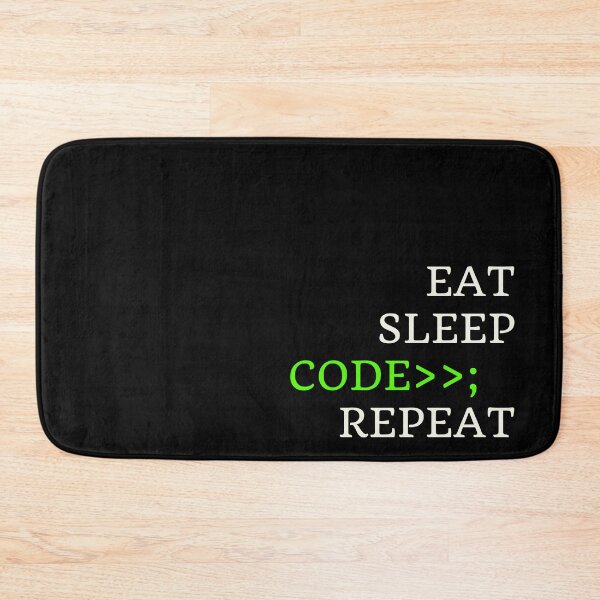 Item preview, Eat Sleep Code Repeat designed and sold by CoffeewithAnh.