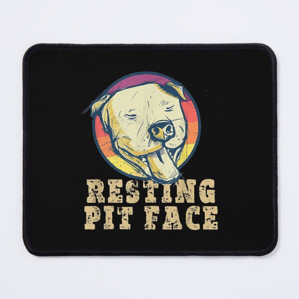 Item preview, Resting Pit Face Happy Pitbull Dog Lover designed and sold by angelata.