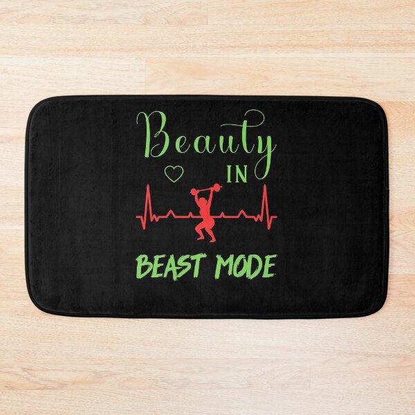 Item preview, Funny girl workout saying, beauty in beast mode, weightlifting, bodybuilding designed and sold by JOYACEPTY.
