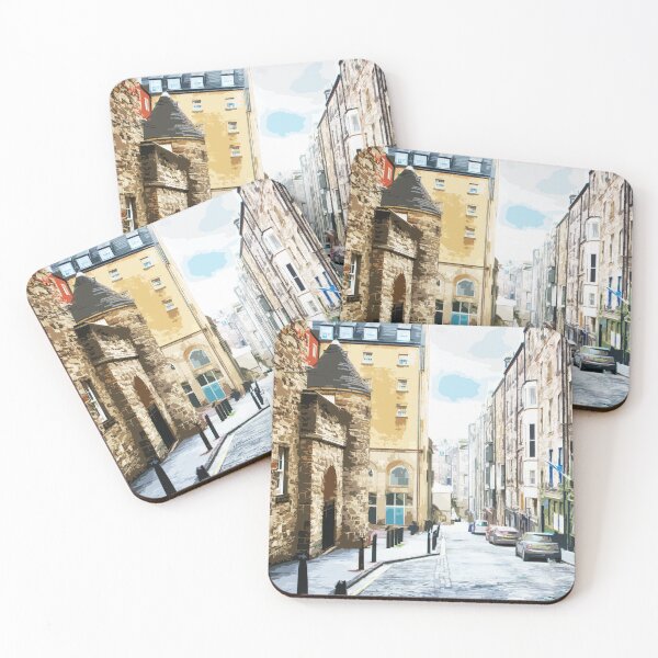 Item preview, The High Street Edinburgh Road Alley Historic Center Downtown  designed and sold by Anuchartl.