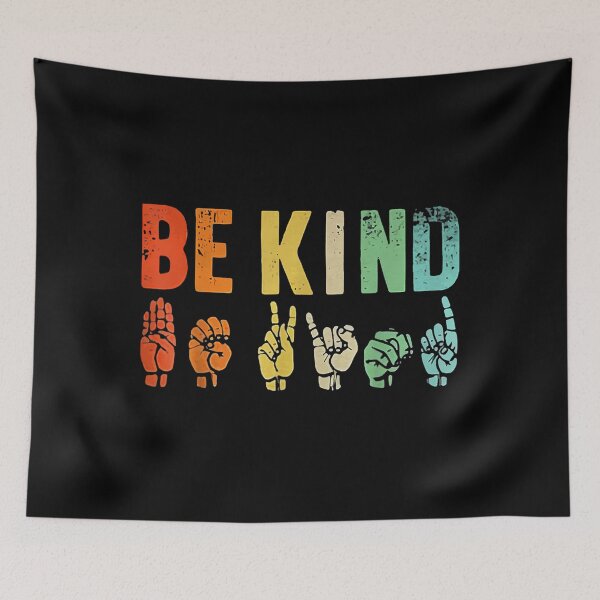 Item preview, Be Kind Sign Language Hand Talking Teachers Interpreter Asl designed and sold by angelata.