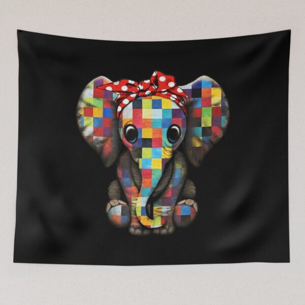 Item preview, Elephant Turban Autism Awareness Day For designed and sold by angelata.