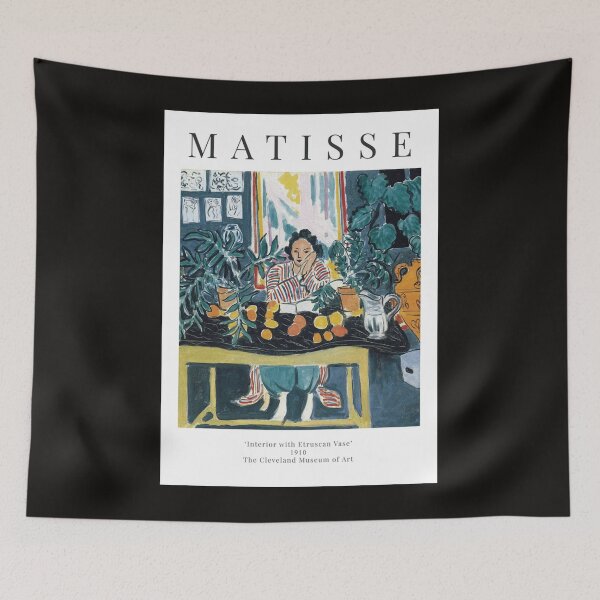 Item preview, Henri Matisse - Intérieur avec vase étrusque - Affiche d&x27;exposition Poster designed and sold by HortonHarmon17.