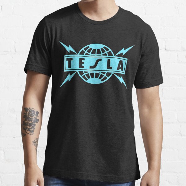 Tesla band shop t shirts