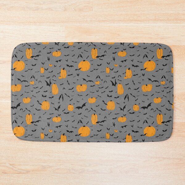 Item preview, Spooky Bats at the Pumpkin Patch designed and sold by TooCoolUnicorn.