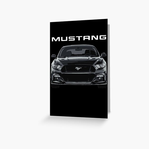Vista previa del artículo con la obra «Mustang GT 5.0L V8 Performance Car Shadow Negro», diseñado y vendido por cowtownCOWBOY.