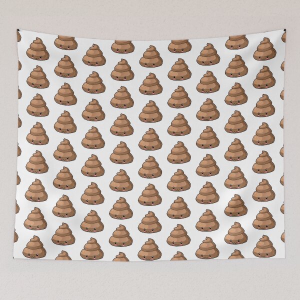 Item preview, Kawaii Poop Emoji -  cute smiling poo emoji designed and sold by MagicStrawberry.