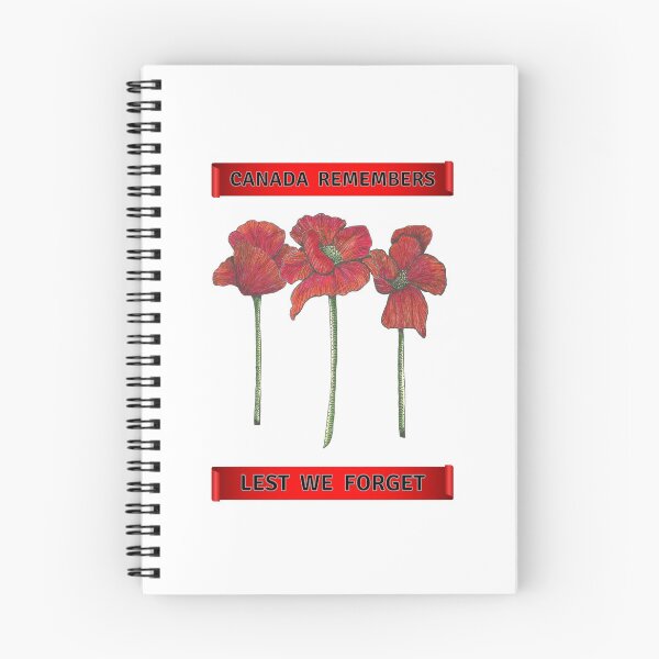 Item preview, Canada Remembers Lest We Forget Hand Drawn Poppy Line Drawing Canadian Remembrance Day designed and sold by H3designs.