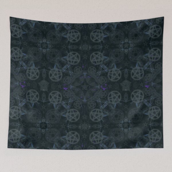 Item preview, Dark Ethereal Pentacle Pattern designed and sold by ThatsJustJilly.