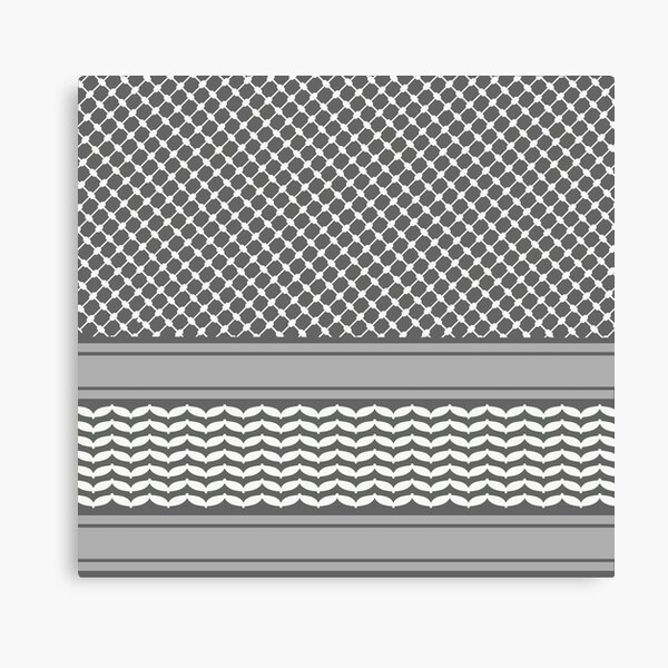 Palestinian keffiyeh checkered scarf seamless Vector Image