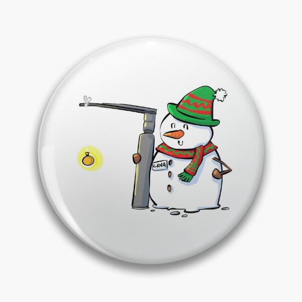 Item preview, Snowman with Miller 2 Christmas Anesthesia designed and sold by Studio729.