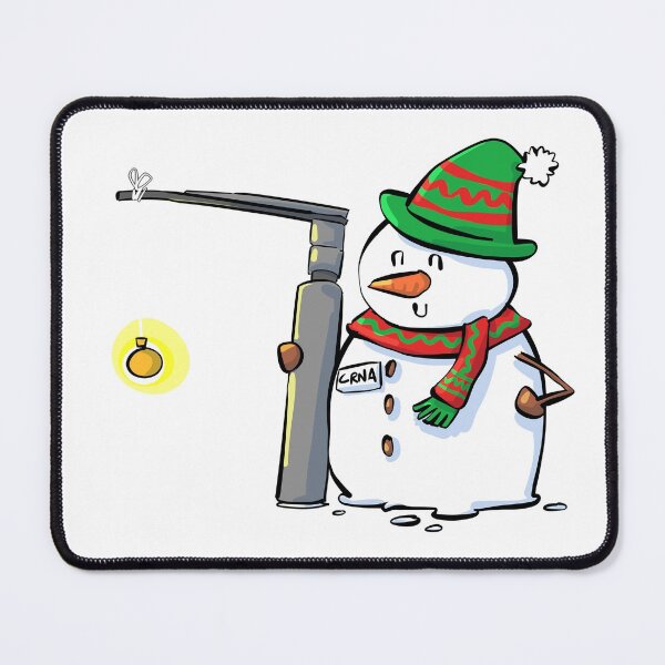 Item preview, Snowman with Miller 2 Christmas Anesthesia designed and sold by Studio729.