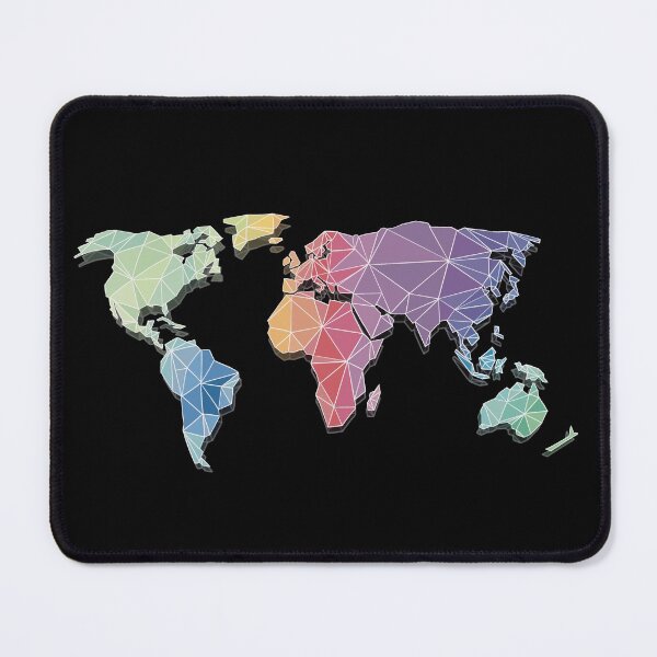 Item preview, Geometric World Map designed and sold by hannahmanalang.