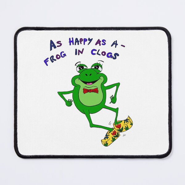 Item preview, As a Happy as a Frog in Clogs designed and sold by MickeyLaLa.