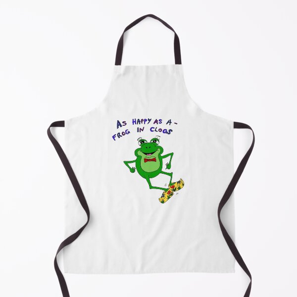 Item preview, As a Happy as a Frog in Clogs designed and sold by MickeyLaLa.