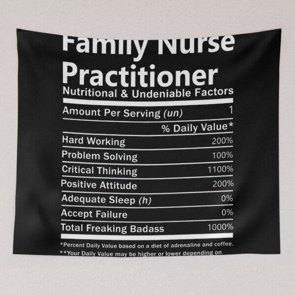 Item preview, Family Nurse Practitioner T Shirt  Nutritional and Undeniable Factors Gift Item Tee  designed and sold by astronomerhip.