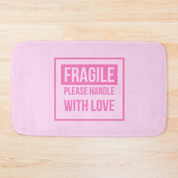 Item preview, Fragile Please Handle with Love and Care | Pink designed and sold by zaykovadesigns.