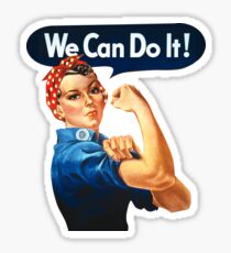 WE can do it Sticker