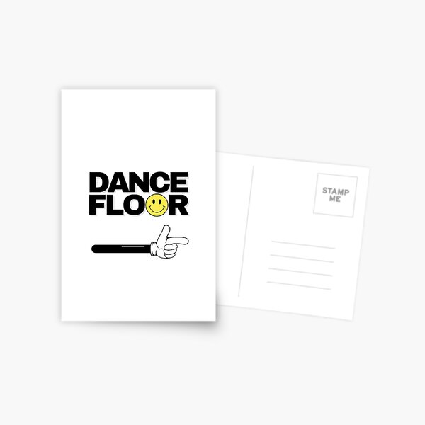 Dance Floor This Way Print Postcard