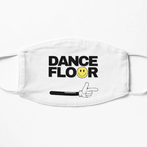 Dance Floor This Way Print Flat Mask
