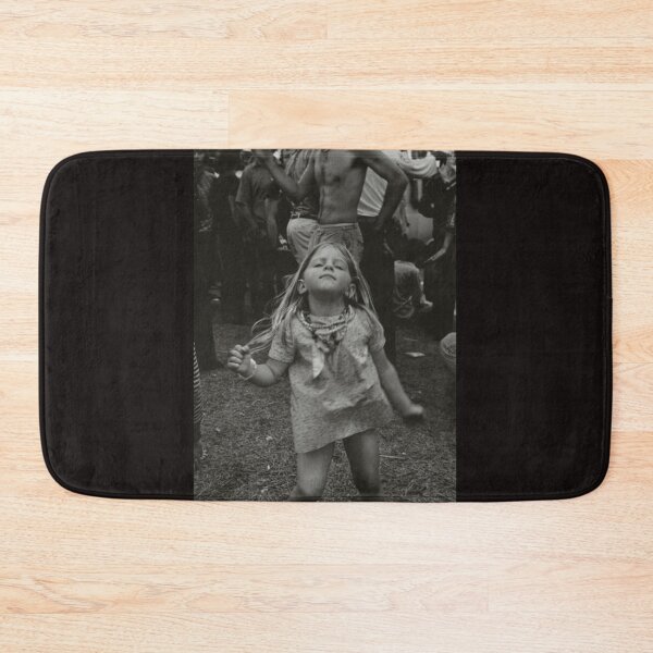Item preview, petite fille dansant à woodstock Poster designed and sold by BentleyGordon4.