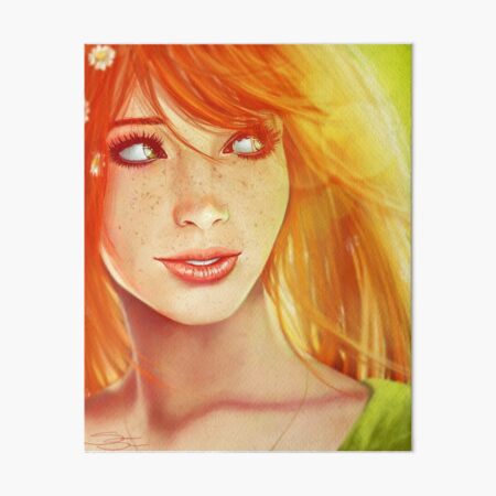Daisy Art Board Print