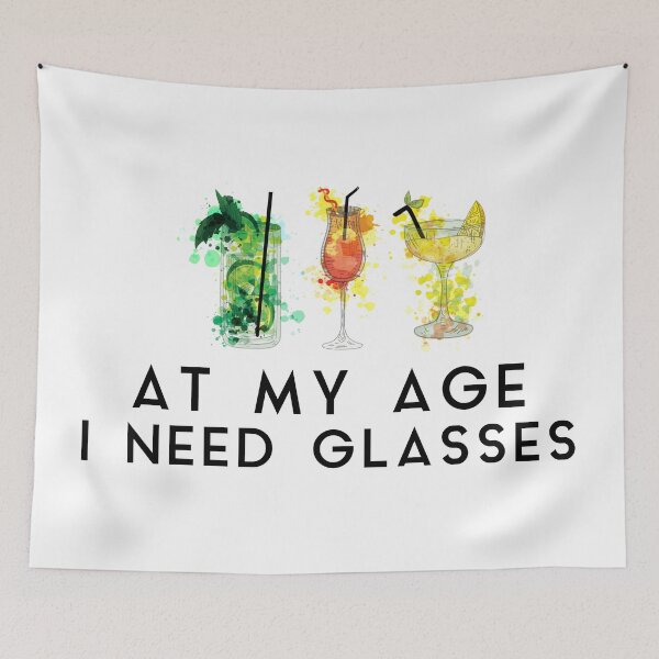 Item preview, AT MY AGE I NEED GLASSES designed and sold by freeman1314.